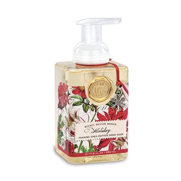 TWO Michel Design Works HOLIDAY Foaming Shea Butter Hand Soap 17.8 oz Two Pack! - Picture 1 of 1